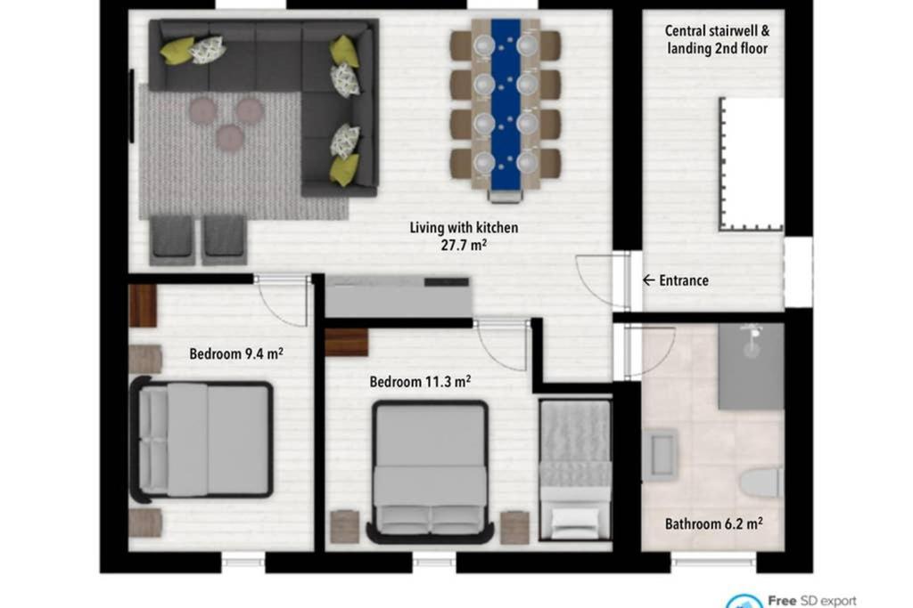 Authentic Stays - 5P-Apartment Eijsden Exterior foto